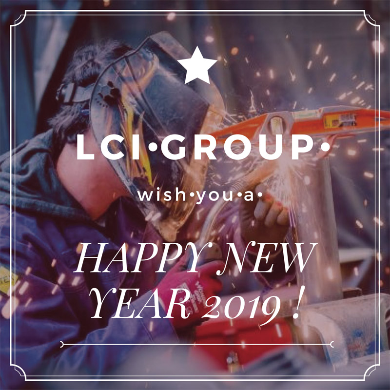 Toutes les équipes LCI group vous souhaitent une très belle année 2019 !